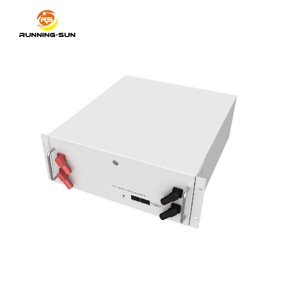 Armazenamento de energia solar residencial LiFePO4 Lítio LFP Bateria montada em rack 48 V 51,2 V 24 V