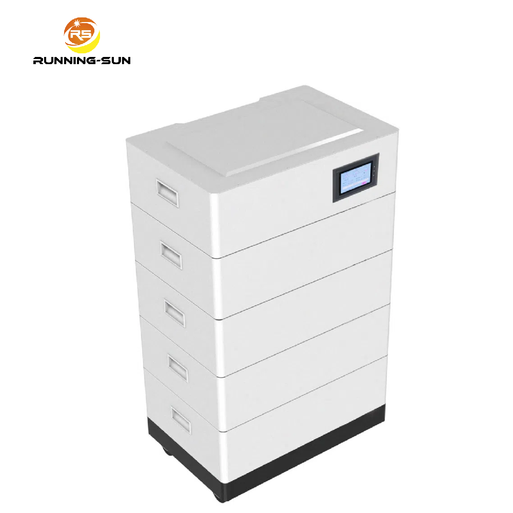 Módulo de bateria de íons de lítio LiFePO4 montado em pilha 15kWh 10kWh 20kWh solar de lítio 51,2V 100ah 48V 100AH