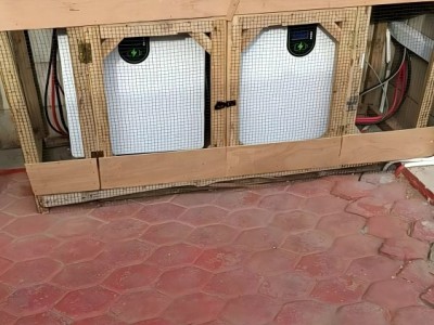 Latest customer feedback on floor mounted battery installation